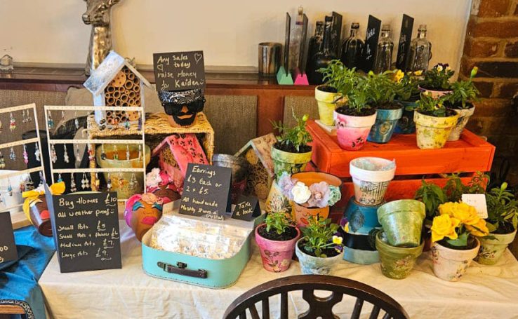 A stall at The Stag